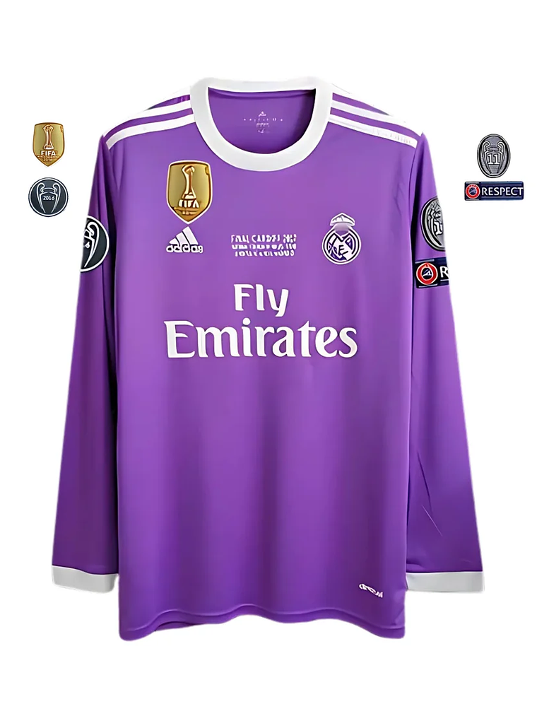 Real Madrid Alternativa 16/17 - Final da Liga dos Campeões - Manga Comprida 1