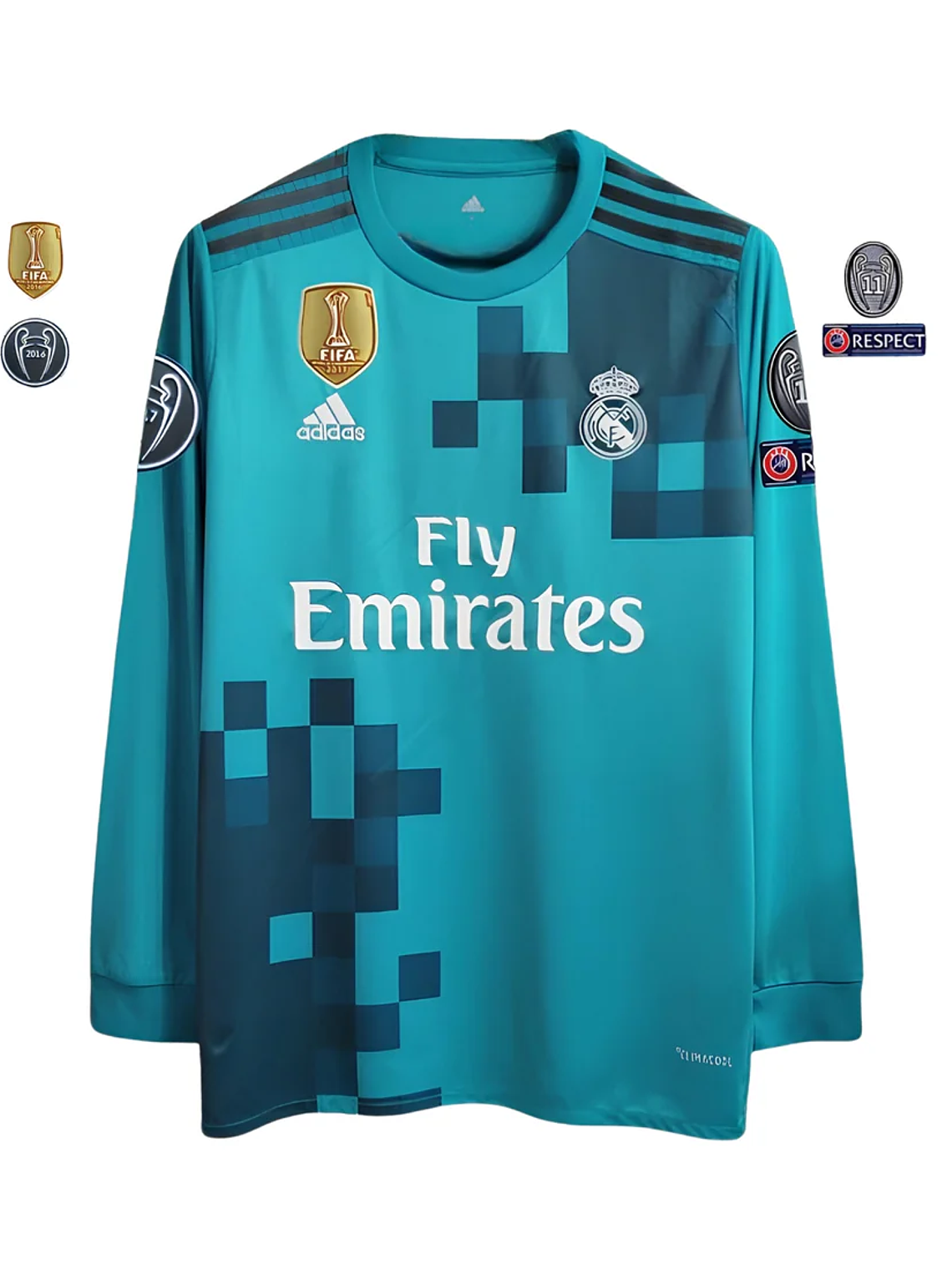 Real Madrid Terceiro 17/18 - Liga dos Campeões - Manga Comprida 1