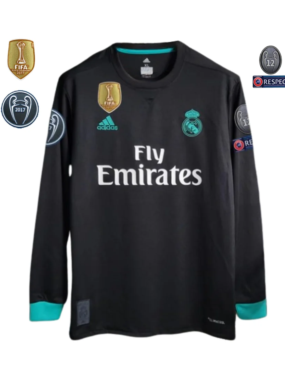 Real Madrid Terceiro 17/18 - Liga dos Campeões - Manga Comprida 1