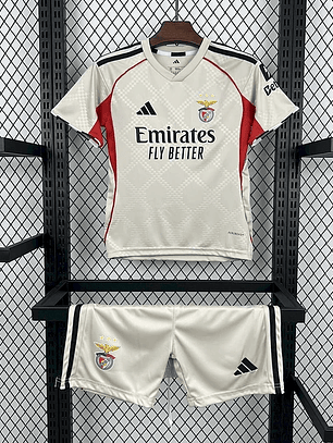 Kit Criança Benfica Alternativa bege 25/26
