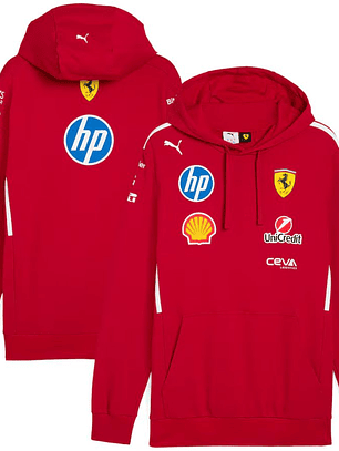 Scuderia Ferrari - Hoodie Equipa 2025