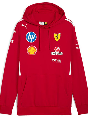 Scuderia Ferrari - Hoodie Equipa 2025