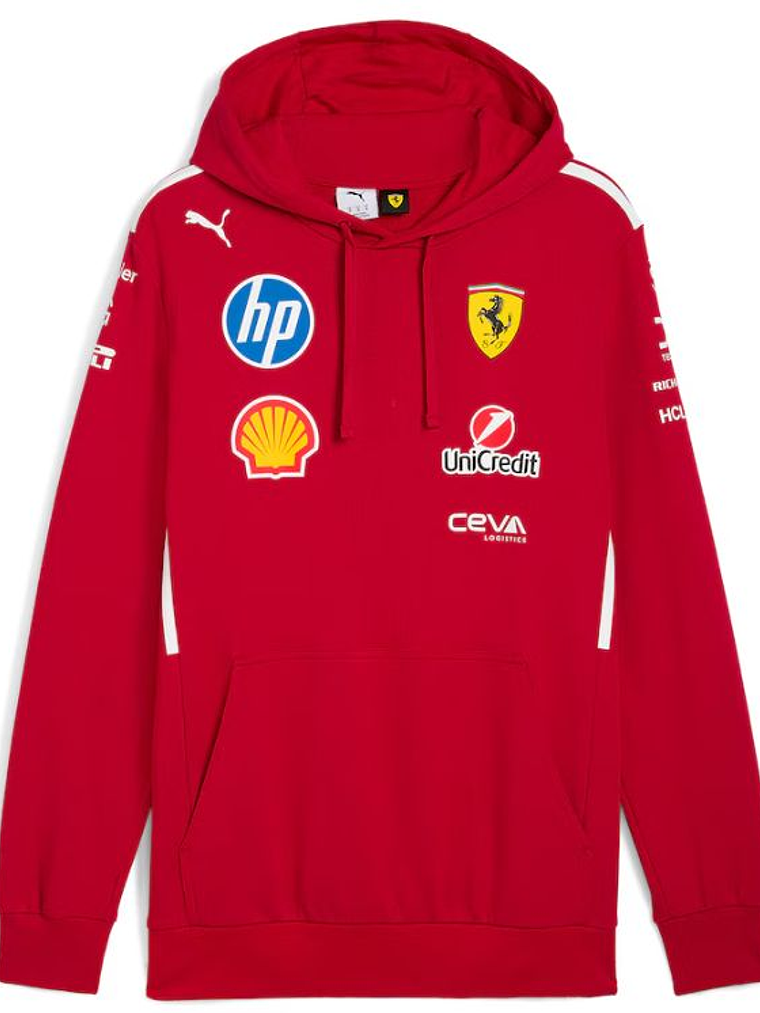 Scuderia Ferrari - Hoodie Equipa 2025 2