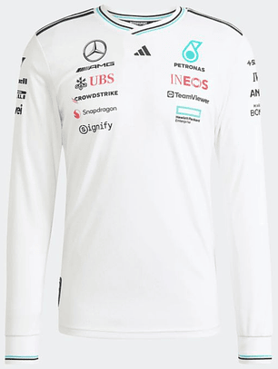 Mercedes AMG Petronas - Camisola Equipa 2025 - Manga Comprida