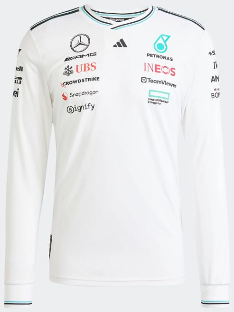 Mercedes AMG Petronas - Camisola Equipa 2025 - Manga Comprida 1