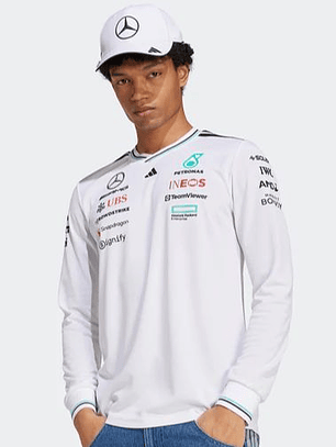 Mercedes AMG Petronas - Camisola Equipa 2025 - Manga Comprida