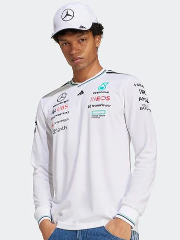 Mercedes AMG Petronas - Camisola Equipa 2025 - Manga Comprida 2