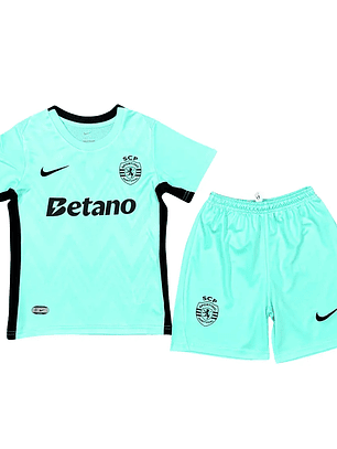  Kit-Criança Sporting terceiro 25/26