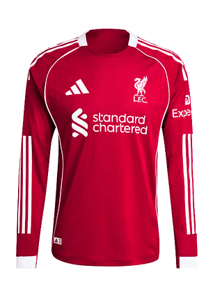 Liverpool Home 25/26 Manga Comprida