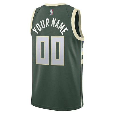 Camisola Nike Verde Milwaukee Bucks