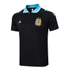 Camisa Polo Argentina Masculina Preta 2024 1