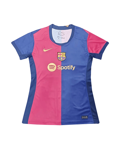 Camisola BARCELONA I 24/25 Mulher c/ Impressão Nome + Número Incluída