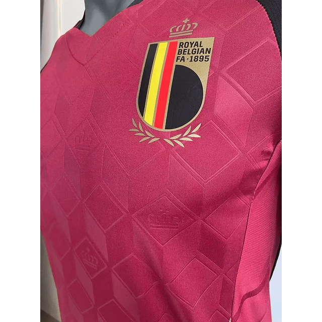 Camisola BELGICA HOME EURO 2024 VERSAO JOGADOR Homem c/ Personalização Grátis 4