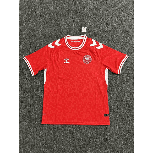 Camisola DINAMARCA I EURO 2024 Homem c/ Personalização Grátis 4