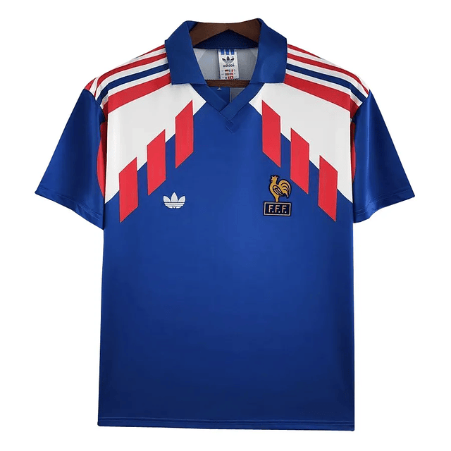 Camisola FRANÇA 1988/90 II RETRO Homem c/ Personalização Grátis 1