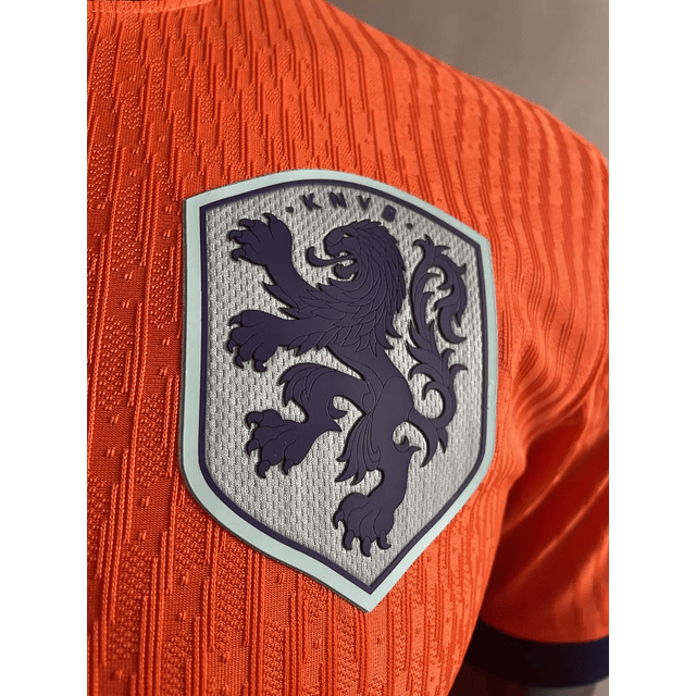 Camisola HOLANDA I EURO 2024 VERSÃO JOGADOR homem c/ Personalização Grátis 4