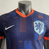 Camisola HOLANDA II EURO 2024 VERSÃO JOGADOR homem c/ Personalização Grátis 3