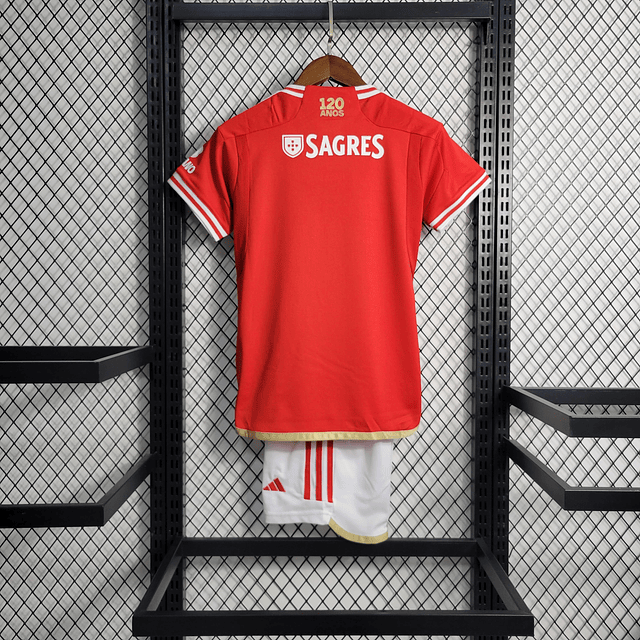 Kit Infantil Benfica 2023/24 Principal – 3 aos 14 Anos 2