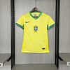 Camiseta Brasil ﻿2024 Principal Feminina c/ OFERTA de personalização Nome + Número 1