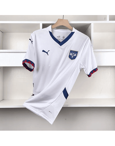 Camisola SERVIA II EURO 2024 homem VERSAO ADEPTO c/ OFERTA Personalização Nome + Número