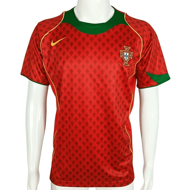 Camisola RETRO Portugal I EURO 2004 VERSÃO ADEPTO Homem c/ OFERTA de Personalização Nome + Número  1