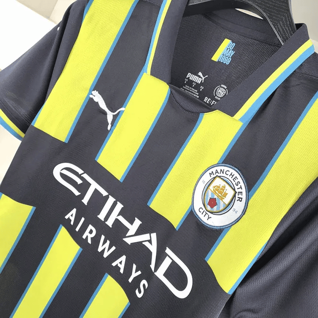 Camisola Manchester City 2024-25 Away VERSAO ADEPTO - C/ Oferta de personalização Nome + Número 3