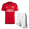 Manchester United 23/24 Home Kit - Adult Shirt + Shorts Kit - Name + Number Personalization Offer 1