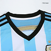 Camisola RETRO Argentina I MUNDIAL 2014 VERSÃO ADEPTO Homem c/ OFERTA de Personalização Nome + Número 5