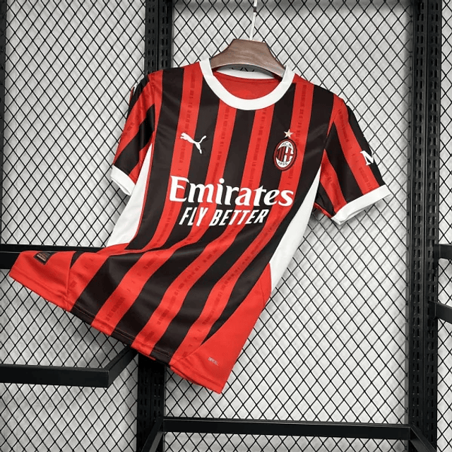 Camisola AC Milan 2024/25 Home (VERSÃO ADEPTO) - S ao 4XL - Com Oferta de Personalização Nome + Número 3