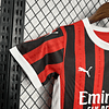 Equipamento AC Milan 2024/25 Home Conjunto Infantil c/ Oferta de personalização Nome + Número 6