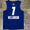 Men’s Zion Williamson All-Star 2021 Blue Swingman Player Jersey 2