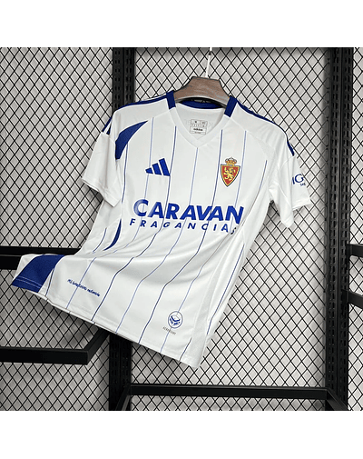 Camisola Real Zaragoza 2024/25 Home– Conforto e Estilo para Adeptos