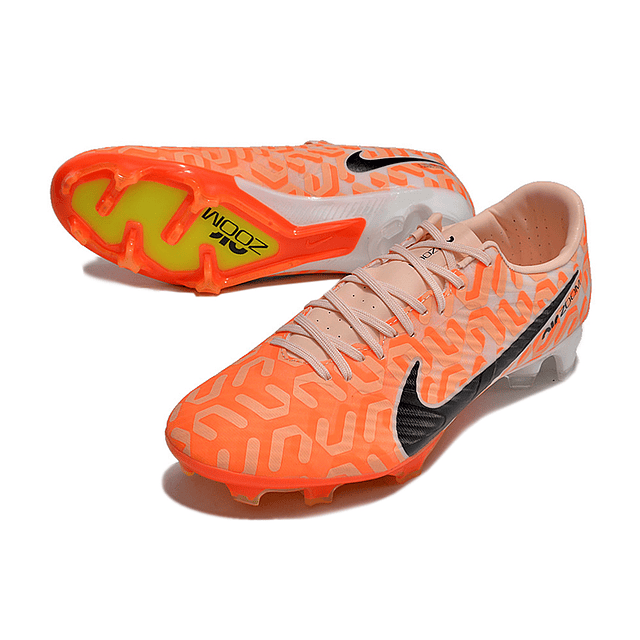 Chuteiras FG Nike Air Zoom Mercurial Vapor XV – Tamanhos 39 ao 45 - Laranja/Preto 1