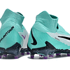 Chuteiras Nike Phantom GX Elite DF FG – Cano Alto Verde, Tamanhos 39 ao 45 7