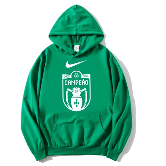 Sweat Casual Sporting Campeão 2023/2024 - Comemore com Estilo - S ao 4XL 2