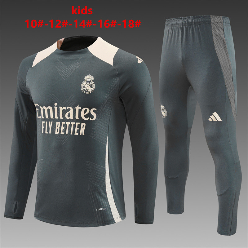 Real Madrid 24 25 Children s Tracksuit Player Version