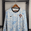 Camisola Portugal Euro 2024/25 Alternativa de Mangas Compridas – Tamanhos S ao 4XL 3