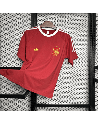 Camisola Espanha Euro 2024/25 Estilo Retro