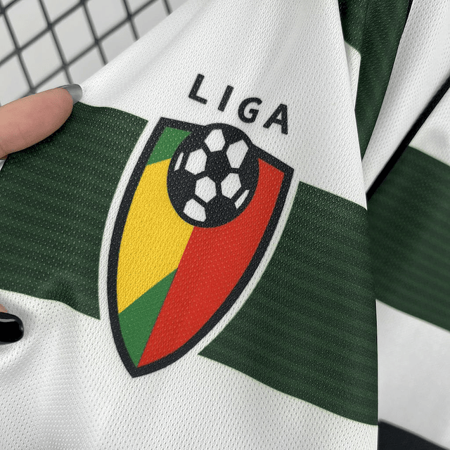 Camisola Retro Sporting CP 2001/03 Home Manga Longa 4