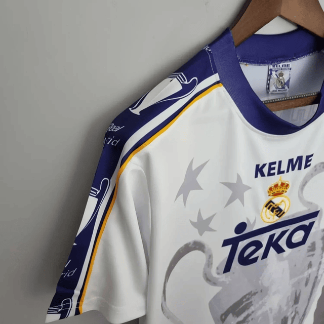 Camisola Retro Real Madrid 1998 UCL Winners Assinada - Tamanhos S ao 2XL 4