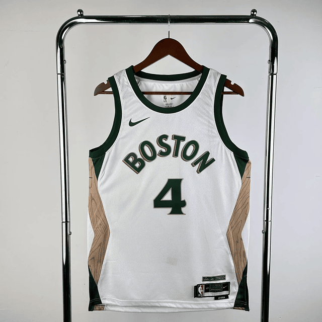 Camisola Masculina Jure Holiday Boston Celtics Team NBA 2024 - Edição City Branca 3