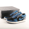 Ténis AJ 1 Retro Low Azul, Preto e Cinzento: A Combinação Perfeita de Cores e Conforto - 36 ao 46 1