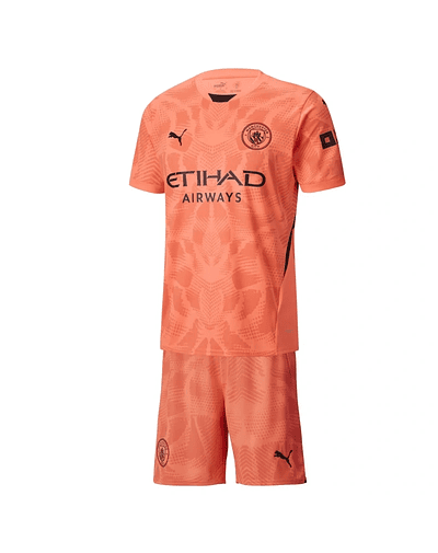 Kit Infantil Guarda Redes Man City 24/25 – Comece a Brilhar na Baliza