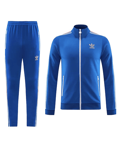 Fato de Treino Adidas Casual Azul Adulto – Conforto e Estilo