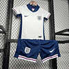 England 2024/25 Euro Home Kids Kit 4