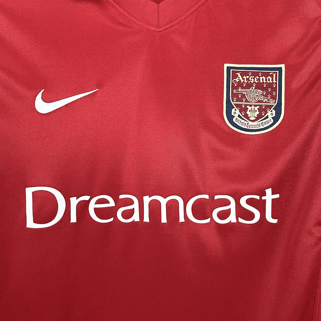 Camisola Retro Arsenal 2000/01 Home – Um Clássico Intemporal 2