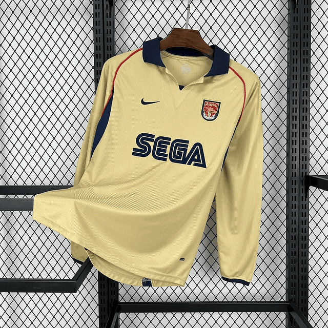 Camisola Retro Arsenal 2001/02 Away – Mangas Longas 1