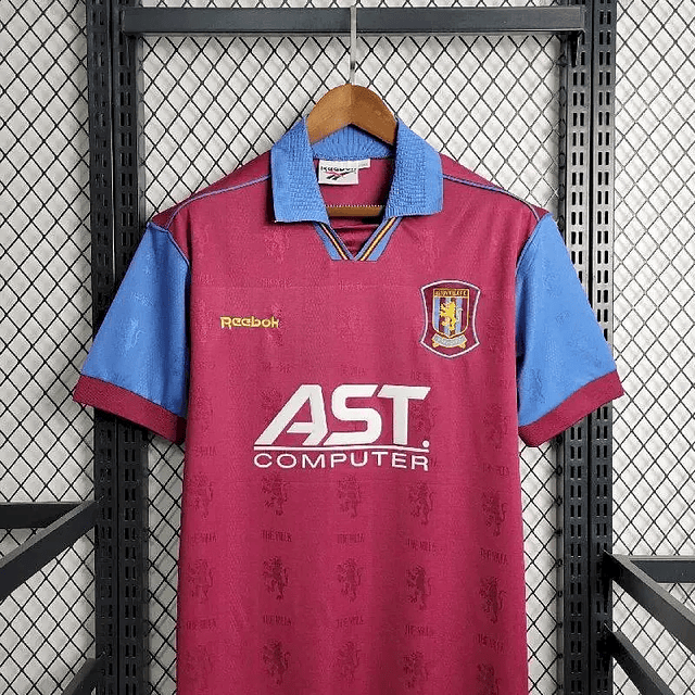 Camisola Retro Aston Villa 1995/96 Home – Um Clássico Intemporal 5