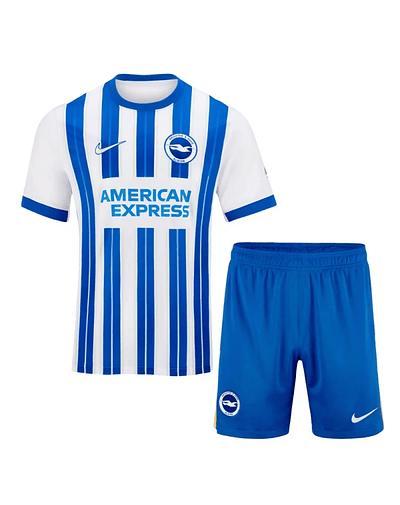 Kit Brighton & Hove Albion 2024/25 Home - Camisola e Calções Adulto