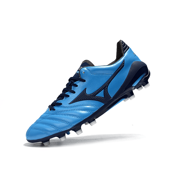 Chuteiras Mizuno Morelia Neo II FG - Fabricado no Japão (39-45) - Azuis 9